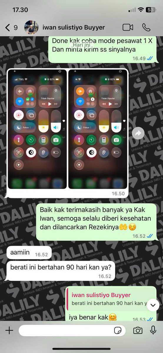 dalily_imei's tweet photo. OPEN UNBLOCK DAN UNLOCK, BUAT JARINGAN IMEI BERMASALAH BISA ATASI DI SINI.

3 BULAN : 200.000 🫶🏻
TRY ONLY : 150.000 🫶🏻
BEACUKAI : INBOX 🫶🏻

DONE HITUNGAN JAM, AMAN DAN MUDAH, BERGARANSI ALL OPERATOR &amp; TRUSTED https://t.co/UFWjcQ0sb3