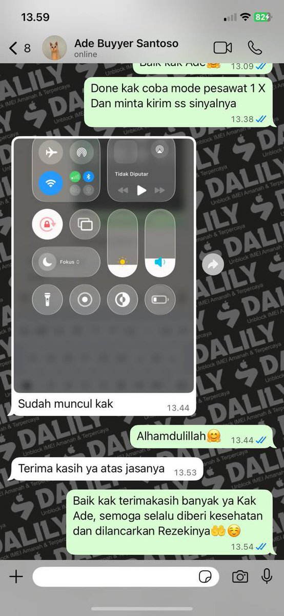 dalily_imei's tweet photo. OPEN UNBLOCK DAN UNLOCK, BUAT JARINGAN IMEI BERMASALAH BISA ATASI DI SINI.

3 BULAN : 200.000 🫶🏻
TRY ONLY : 150.000 🫶🏻
BEACUKAI : INBOX 🫶🏻

DONE HITUNGAN JAM, AMAN DAN MUDAH, BERGARANSI ALL OPERATOR &amp; TRUSTED https://t.co/UFWjcQ0sb3