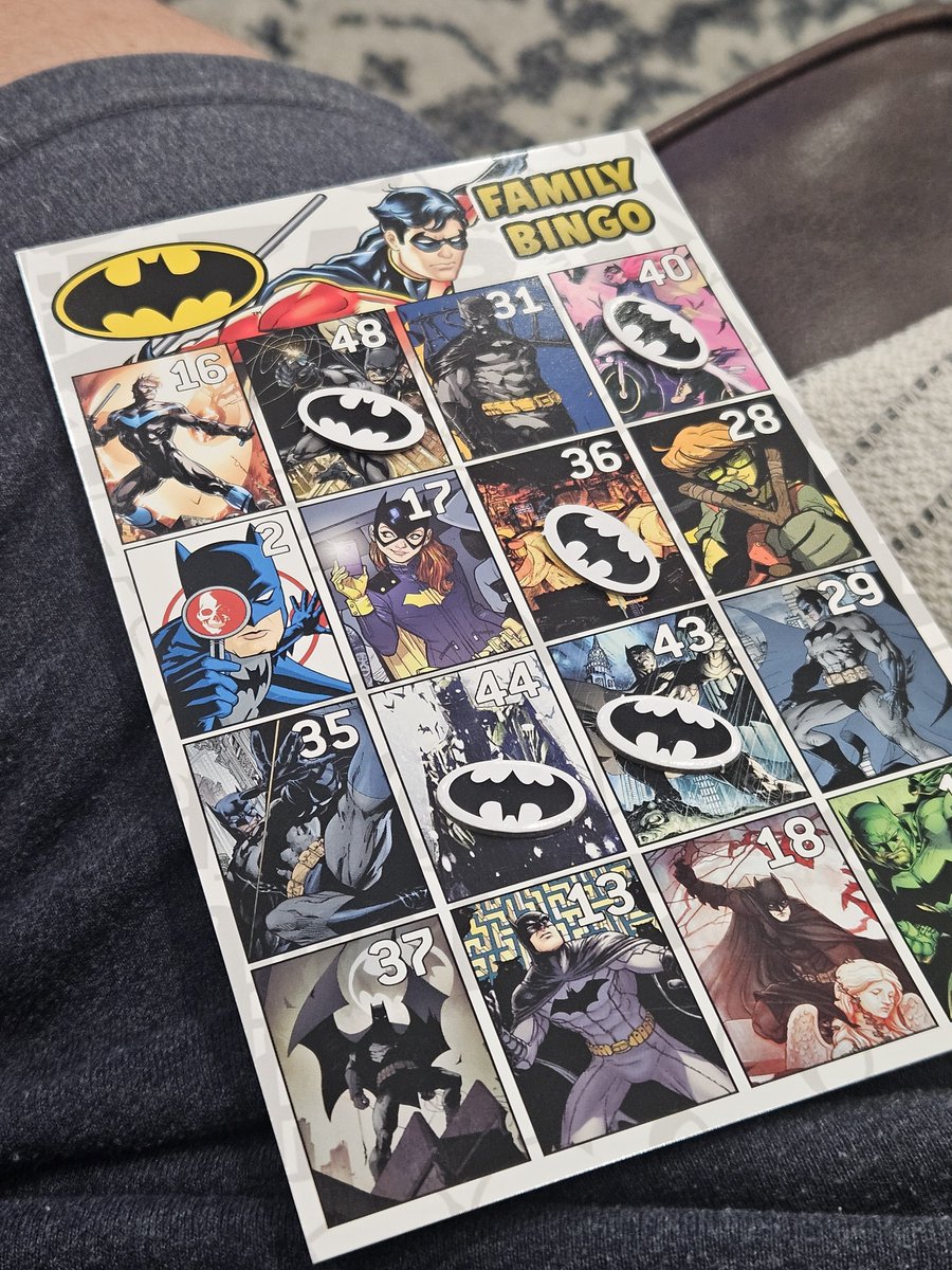 BenBSP's tweet photo. Family Batman Bingo night on the island!! @catalina #vacation #Hamiltoncove #bingo #Islandlife #batman #robin https://t.co/XmTAKVhysC