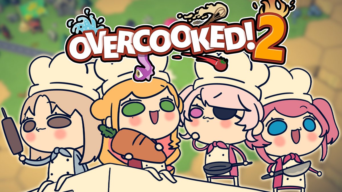 Seffyna2434's tweet photo. 【OVER COOKED! 2】

18:00~

どどん！今日のオーバークックコラボはこちら！
クレアせんぱい、マリアちゃん、めるとちゃんと一緒に料理します！🔥
立派なお料理ができたら「告知⁉️」もあるらしい！？
なんだろう！ワクワクするね！💗
お楽しみに！🔽
https://t.co/Xpp1OaW1NN https://t.co/mbOfKo4lpi
