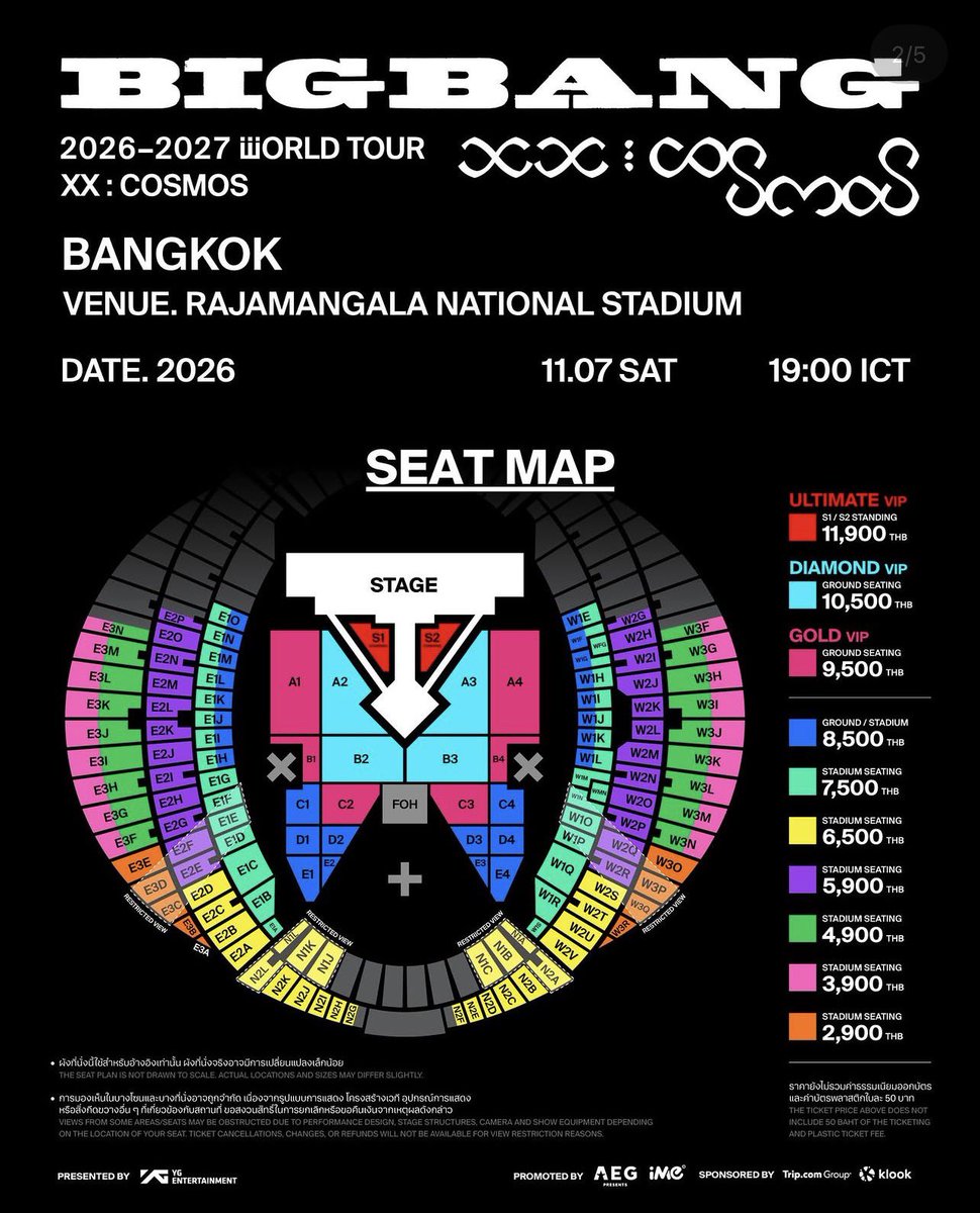 meatahoo's tweet photo. สีเหลืองไม่ดอยนะทุกคน ผังคอนพี่แกหมุนอีกด้าน สีเหลืองจะเป็นมุมนี้คับ อยู่ตรงกลางเลยราคานั้น(ก็แพงอยู่ดีทุกราคา) อิงจากคอนอื่นที่ไป เวทีอยู่ตรงข้ามไกลลิบๆกว่าเดิม พี่แกคงเน้นแนวลึก😅 ชมพู เขียว ส้ม คือดอย มีดอย 2 ฝั่งฮะ

#COSMOS_WORLD_TOUR_IN_BANGKOK
#BIGBANG https://t.co/UPc8g9O14v