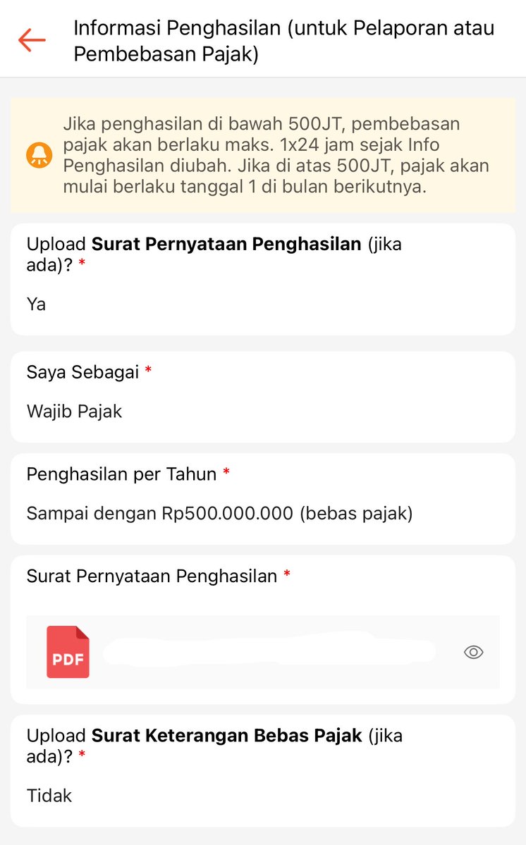 inhayoo's tweet photo. Guys jangan lupa isi surat pernyataan penghasilan di shopee biar ga kena pajak 0.5%

Buat yang mau bikin surat pernyataannya cukup pake e-materai ajaaa enak satset gak perlu print-print suratnya dan ga perlu pake materai tempel 

Yang mau beli materainya bisa langsung ke web ini, bayarnya bisa pake qris / va https://t.co/a34XMnP4W2