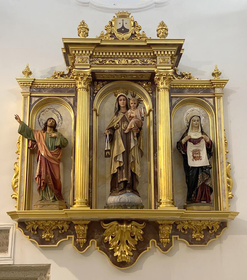 MartinezHorche's tweet photo. TALARRUBIAS (Badajoz)

Retablo lateral para la capilla del Carmen de Talarrubias (Badajoz)

#talarrubias
#artemartinez
#artesacro
#artereligioso
#tallerdearte https://t.co/MJnedDWDvb