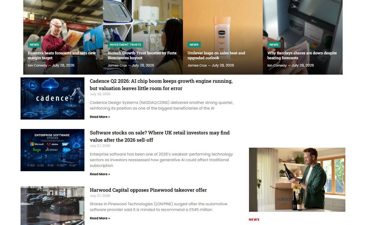Sharesify's tweet photo. UK companies in the news:
#ABDN #AIRE #AML #AVON #CDGP #CRE #FGP #FRAN #FSJ #GLEN #GRG #HSP #IKA #KYGA #LRE #MCG #NICL #NXQ #PAG #PAY #PDSL #PLUS #RAT #RIO #RKT #RTW #SDI #SFR #SGE #SHC #STAN #STJ #TRCS #WEIR
Head to https://t.co/HRWYmD2HJS for news, views and analysis https://t.co/aMWY6jRcNT