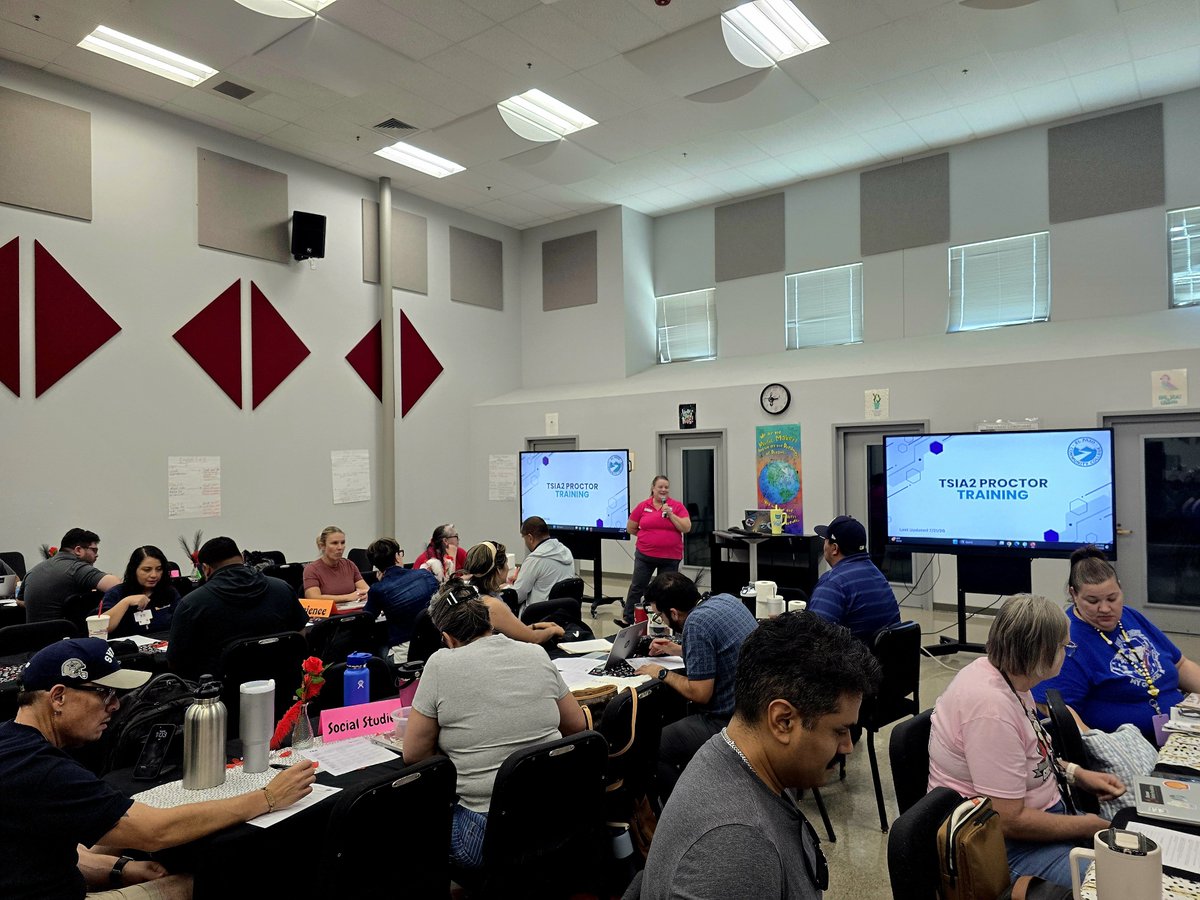 HHSCarrasco's tweet photo. Strong partnerships lead to student success!
Thank you, @EPCCNews , for equipping our staff with TSI Assessment Proctor Training and helping us prepare for another successful school year.
@BrendaChR1 | @YsletaISD
#LeadingTheCharge⚔️#ForTheKingdom https://t.co/2Cm1AMJcvr