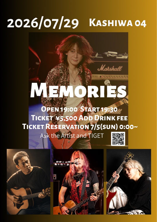 KINGOFFICIAL114's tweet photo. 【TODAY】

2026.7.29(水)柏04
【タイトル】Memories
【出演】George / RYO / SHOJI
[Guest]
【開場/開演】 19:00 / 19:30
￥5,500 (D別) / ¥6,000 (D別)

【入場順】
①整理番号順並列→②→③

#KINGRYO https://t.co/J1bLpn1UBU