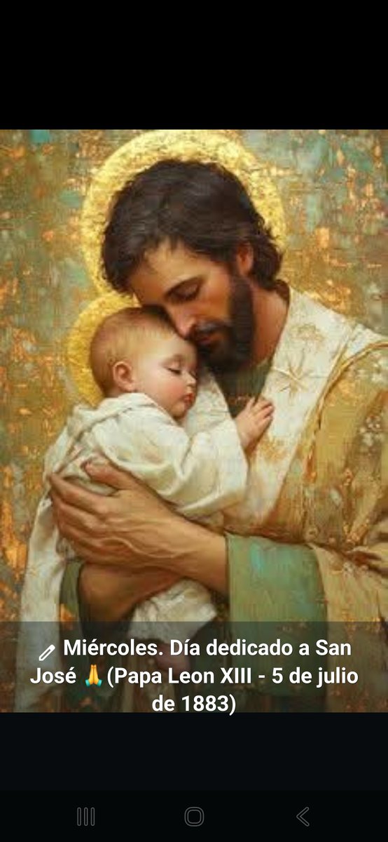 SilvanaDelVCD's tweet photo. Miércoles. Día dedicado a San José 🙏(Papa Leon XIII - 5 de julio de 1883) https://t.co/qKRT4sxR9J