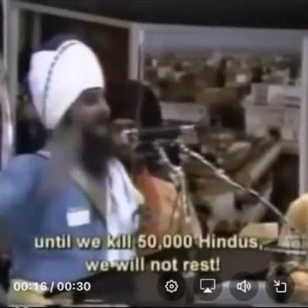 SihangHinduArmy's tweet photo. Butcher jalad jat Jarnail bhindranwala aurangheb JatSikh and butcher jalad Ajaib Bagri jatsikh and The 99 percent of Khalistani khaliakli terrorists are Jat Sikh who have done the Punjab Hindu genocide like Hitler did the Jews genocide in Germany and calling Hindu as Hindu dogs  -Talli ram- Challi Ram - Guli Ram -Talli Ram Topiwala -Ghonamona -Turk Threatning to leave Punjab migrate out of Punjab and putting such posters on the walls of Hindu houses shops industries agriculture land 

They killed 50000 innocent Hindus 100000 injured and 25000 injured died within year 25000 missing 35000 Hindu families forced to leave migrate out Punjab by these nanakvadi gobindvadi sikhtvi khalsatvi  terrorists who are honoured and their Barsis are celebrated at Dera Darbar sahab  Dera Akal Takhat Amritsar and various Sikh gurdwaras in Punjab and their photos are put inthe gallery museum of Dera Dardar sahab Amritsar Tertorism worship 

These Khalistani and khaliakli terrorists and their supporters are Bhindranvadi sikhtvi khalsatvi peoples  who ancestors forefather were sultania jat Muslim 

Badest Narakvasi Butcher Of The World 
| Jarnail  Bhindranwala Aurangjeb |
jarnail bhindranwala butcher auragjab head Damdami Taksal said that I will kill 5000 Hindus in one hour Punjab govt release my arrested Khalistani men and bus by 5 pm in his public speech at Akal Takhat darbar sahab Amritsar in year july / August 1982 to June 1984 

Name of book - strugle for justice speeches and conversation of Jarnail bhindranwala 
Writer - Dr Ranbir singh sandhu 

The butcher jalad Jat Ajaib Bagri Aurangjeb khalsawala 
The Badest NarakDhari butcher of world Mr Ajaib Bagri khalsawala aurangheb made a public speech taking oath of sikh guru granth in Newyork America in July 1984 at Medison square garden in world Sikh organisation open conference gathering that I will kill 50000 Hindus and he along with Sikhs called Hindus as Hindu dogs