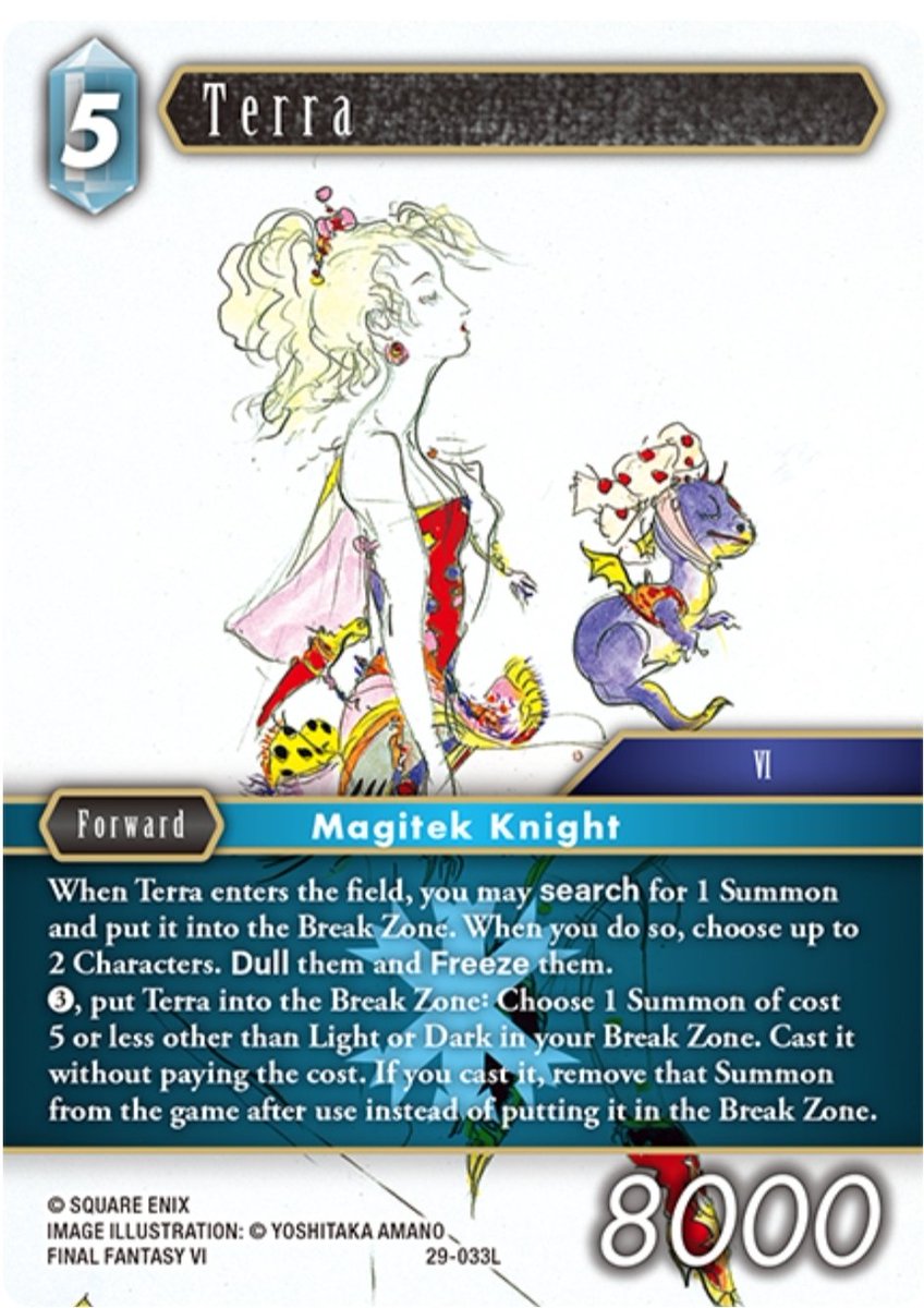 ren8774's tweet photo. More Amano art from the new set for fftcg blissful eternity https://t.co/Ne9i5qQjQh
