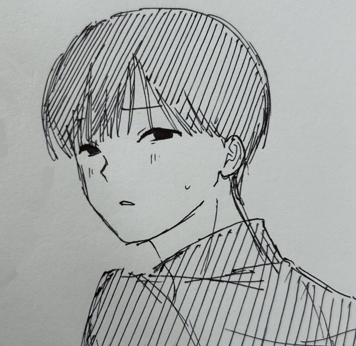 2244__5959's tweet photo. シチュエーションが分からないけど、可愛いお顔描けた

#ぎなさんに描いたよ https://t.co/CrQkUx9WNh
