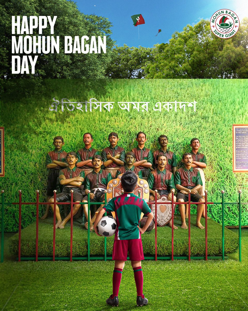 mohunbagansg's tweet photo. সোনায় লেখা ইতিহাস 💚♥️

#MBSG #JoyMohunBagan #আমরাসবুজমেরুন https://t.co/I8lCJQ9vKv