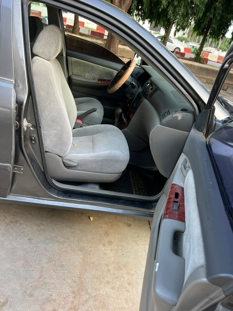 Chubystringz's tweet photo. Distress Toyota Corolla 2006 
Belgium standard 
Ac chilling untemperd engine and gear
Price: 4.8m

 Abuja deal https://t.co/Kof8lE2QHp