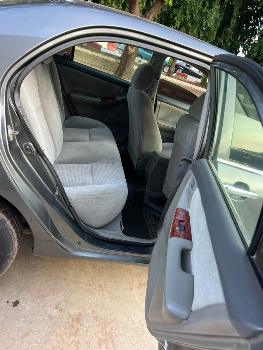 Chubystringz's tweet photo. Distress Toyota Corolla 2006 
Belgium standard 
Ac chilling untemperd engine and gear
Price: 4.8m

 Abuja deal https://t.co/Kof8lE2QHp