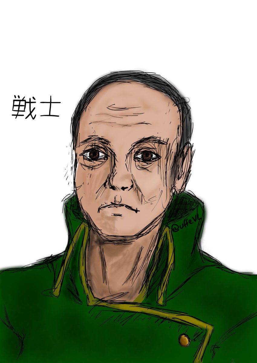 UffeVL's tweet photo. Oh no! Well, this doesn't do this justice. Here's a soldier. No idea why I drew him, but you can say hello if you want. https://t.co/JqOjhanjDe