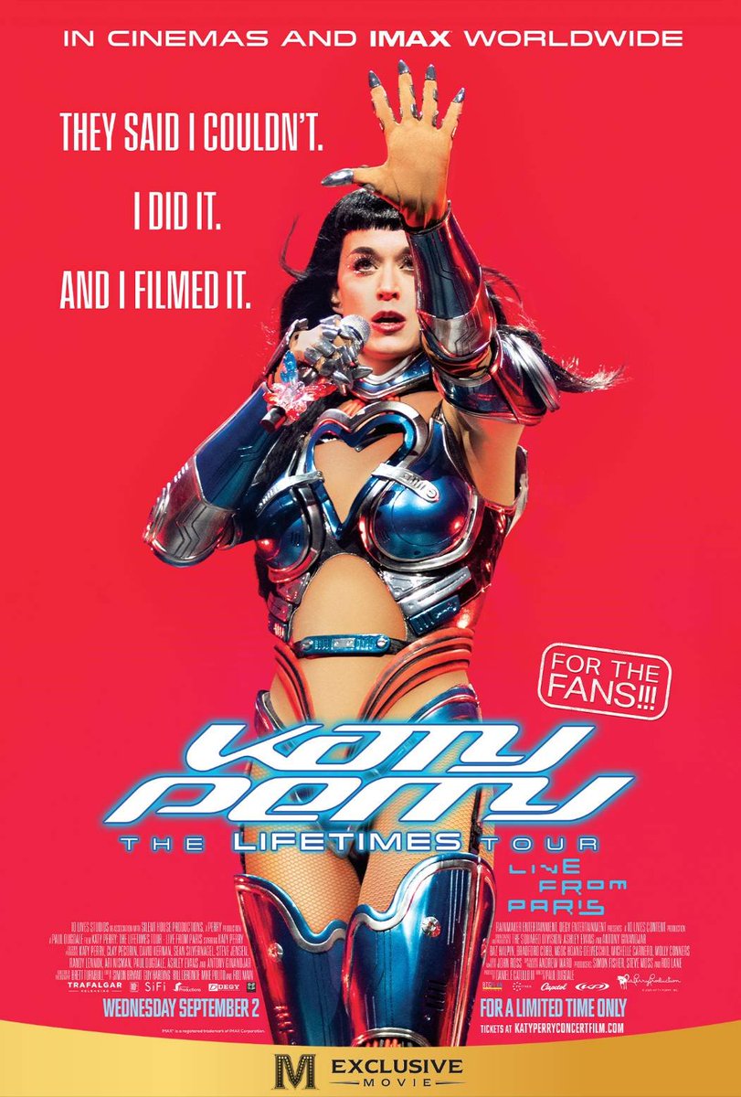 MajorGroup's tweet photo. KatyCats ตัวจริงห้ามพลาด! 🎤✨
"Katy Perry: The Lifetimes Tour - Live from Paris" คอนเสิร์ตฟิล์มสุดอลังการที่ Katy ตั้งใจทำเพื่อแฟนๆ โดยเฉพาะ พร้อมพาทุกคนไปสัมผัสความอลังการแบบเต็มอิ่ม ทั้งภาพและเสียงระดับ IMAX
📅 เข้าฉาย 2 - 6 ก.ย. 69 ในโรงภาพยนตร์และ IMAX 
🎟️ เปิดขายบัตร 30 ก.ค. นี้ เวลา 20.00 น.
💸 ราคาบัตรเริ่มต้น 300 บาท

**Voucher , บัตรส่วนลดต่าง ๆ , บัตร MPASS และ สมาชิก MGEN ทุกประเภท ไม่ร่วมรายการ

ห้ามพลาดโมเมนต์ที่ Katy พิสูจน์ให้ทุกคนเห็นว่า "They said I couldn't. I did it. And I filmed it." 💙

#KatyPerryTheLifetimesTour
#KatyPerryLiveFromParis
#TheLifetimesTourFilm
#ForTheFans
#KatyPerry
#MajorCineplex
#เมเจอร์ซีนีเพล็กซ์
