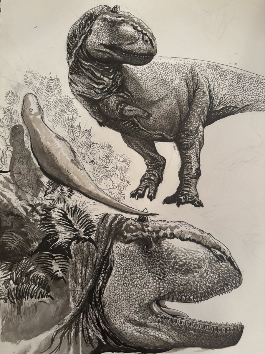 caine2124's tweet photo. Majungasaurus https://t.co/4QotPmRduU