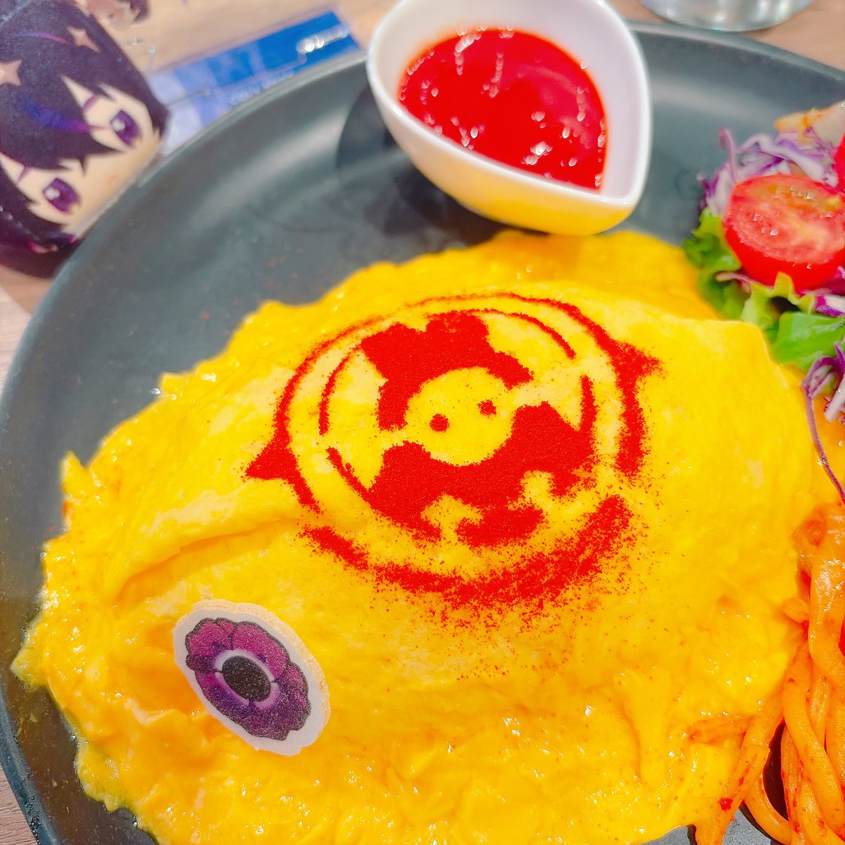 nokc74's tweet photo. オムライスかわいい https://t.co/JSE4e90zdf