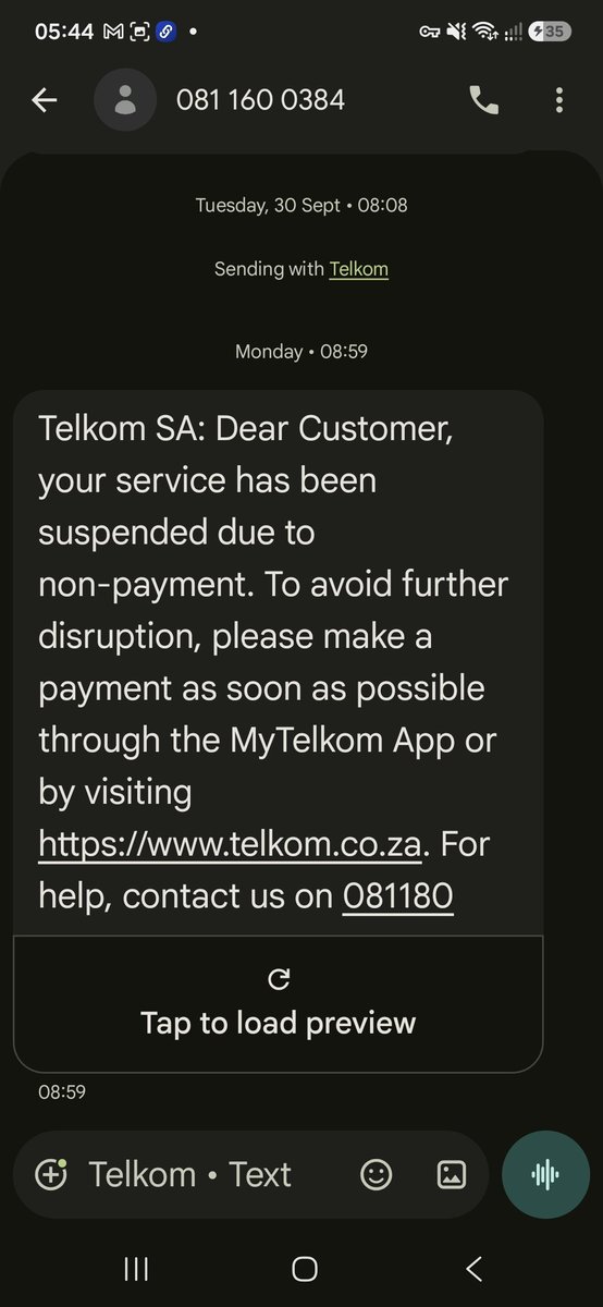 NakediJackson's tweet photo. @TelkomZA why are you doing me like this? Must I keep on calling you everyday for suspending my services for being loyal customer?
You debit my account on random days, charge 200 fees and yet suspended my services. 
Now I can't even check up on my parents. Can someone fix this? https://t.co/l8bST9swjz