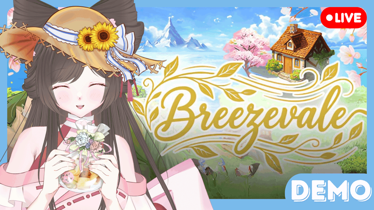 Riona_SSH's tweet photo. 『🌸Demo 』Breezevale มิโกะรินกับฟาร์มแฟนตาซี
#RionaMiKoLIVE 🎀🌸

Date : 29.07.2026
Time : 12.30
Waiting room : https://t.co/v4jIQ5EGIP

#Vtuber #VtuberTH #RionaSSH #SSH_Project https://t.co/muf17ppDWx