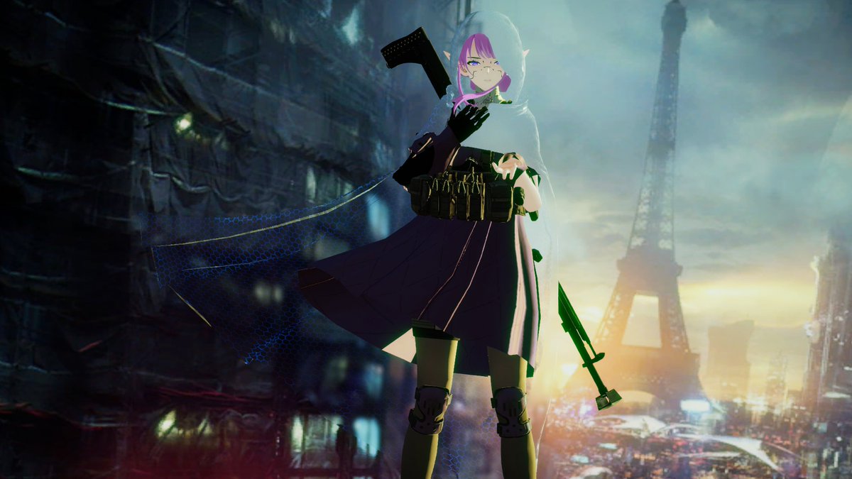 Ultraken95's tweet photo. Novah LeFevre, Shadowrunner.

Background belongs to DONTNOD Entertainment.
#vrchat #shadowrun https://t.co/EdVsJy1Brg