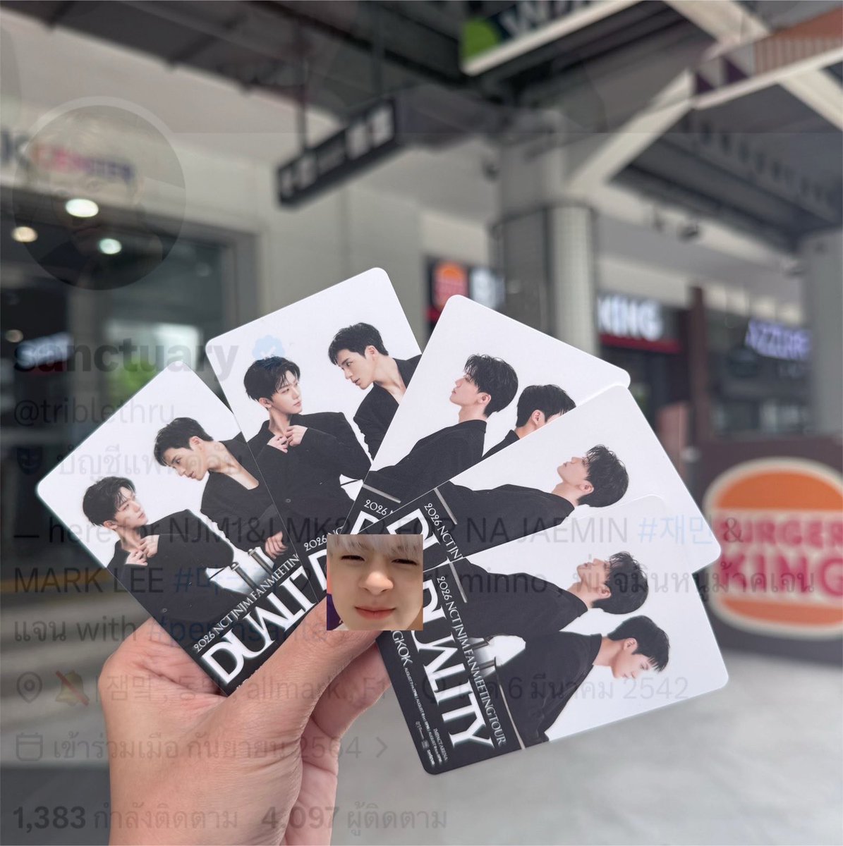 triblethru's tweet photo. คะแนนเต็ม 100 อย่างน้อยต้องได้ 101 🩷🩵 

#NCTJNJM_FANMEETING_TOUR_in_BKK  #NCTJNJM_FANMEETING_TOUR_BANGKOK https://t.co/rQWoIGDAjd
