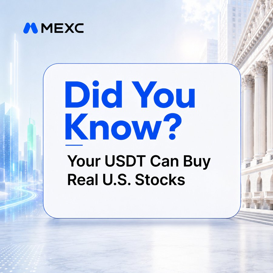 DailyCryptoBrew's tweet photo. Here's how you can invest in real U.S. stocks directly on MEXC 👇 https://t.co/EoV0TIViTf