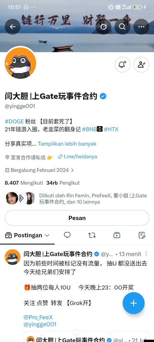 sagagossip's tweet photo. @yingge001 @Pro_FeeX 我已经完成了所有任务，并提供了证明。 https://t.co/0MoR9hulyq