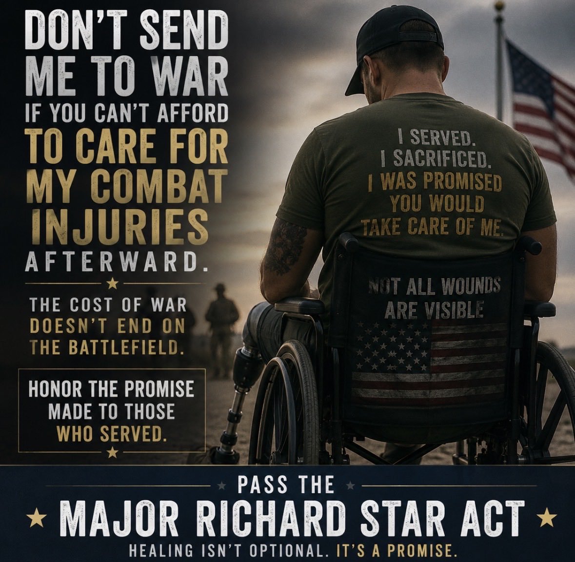 JChasm77's tweet photo. @Patrickwebb Oh shit..they gonna JFK hIm now😶‍🌫️
#MajorRichardStarAct
#EndTheWoundedVeteransTax
#HonorThePromise https://t.co/HmwX7R67Z8