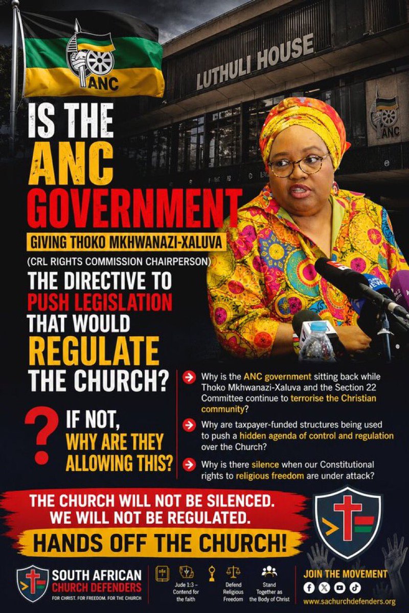 KeitumetseMaka5's tweet photo. Xaluva must go #handsoffthechurch@myanc https://t.co/QyYTQJxCFH