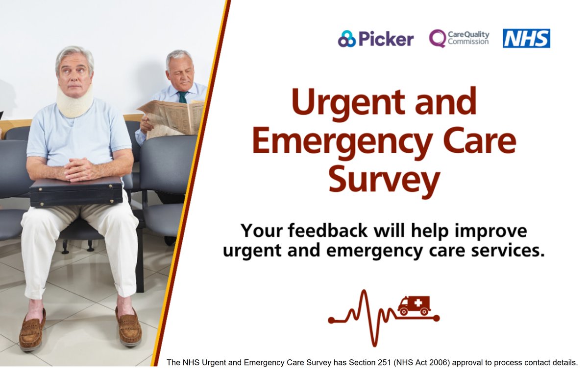 MSEHospitals's tweet photo. If you used our urgent and emergency services in February, you might soon get a survey from the CQC asking about your care. Please fill it in to help us understand how we are doing. https://t.co/EZfpRvb8DO