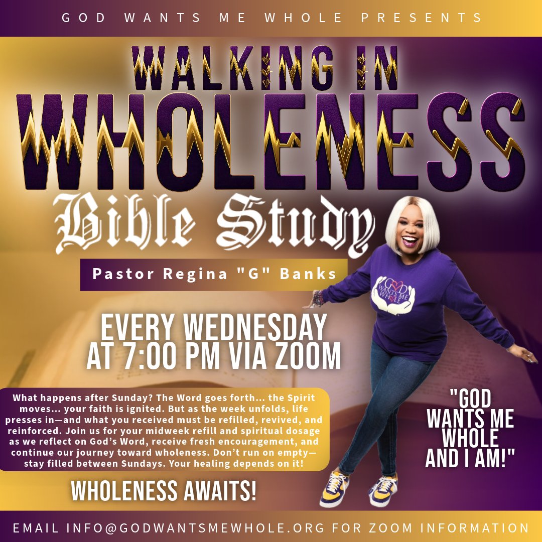 GodWantsMeWhole's tweet photo. Join us!
#GatheringOfHearts #HealedAndWhole #Delivered #GodWantsMeWholeAndIAm #Inspirational https://t.co/Vr7biFXojJ