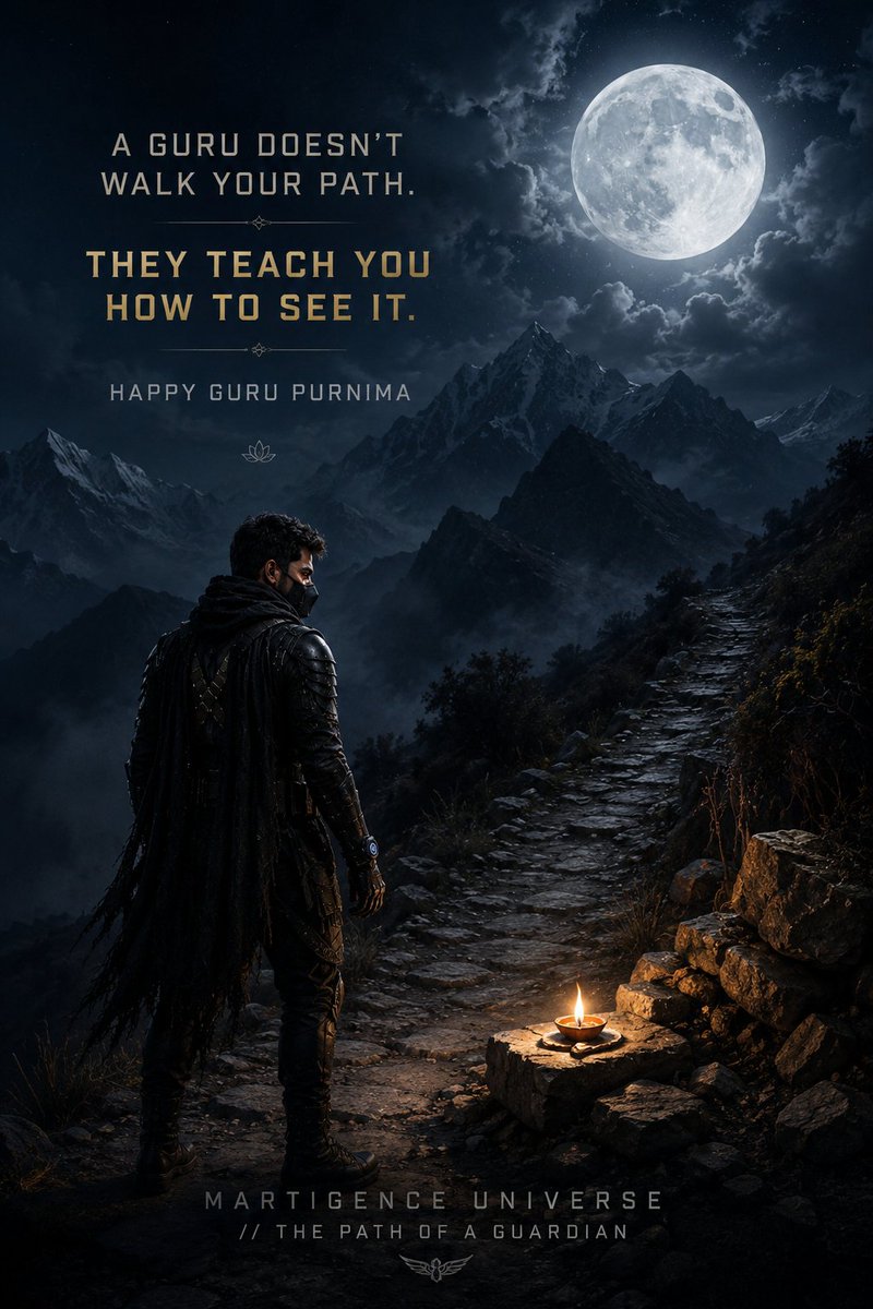 RoushanStartup's tweet photo. A GURU DOESN’T
WALK YOUR PATH.

THEY TEACH YOU
HOW TO SEE IT.

HAPPY GURU PURNIMA https://t.co/i3T1gkPFiU