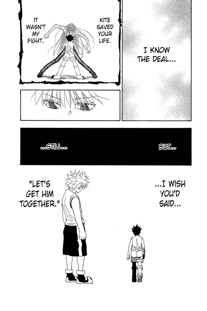 Talketsu's tweet photo. This reminds me of one of my favorite pages in HxH https://t.co/muK98si2do