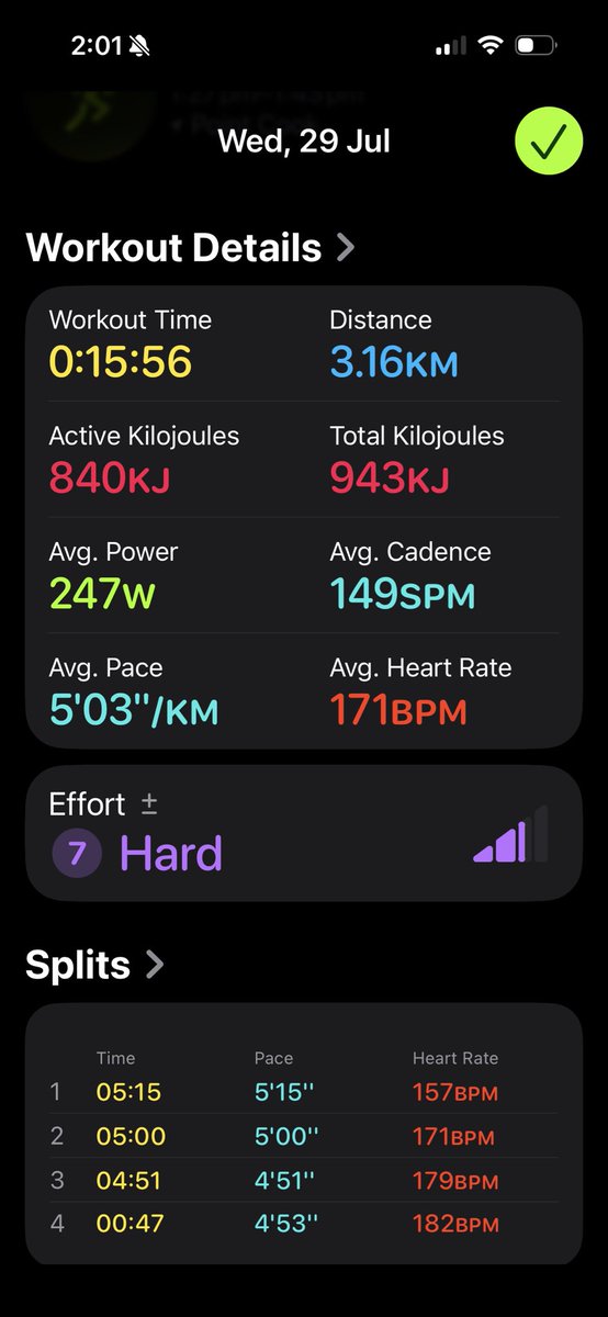 TaylorH2401's tweet photo. First run in a while since I hurt my ankle (it’s still not great) but happy with the run 🏃 https://t.co/gcskf7YVev