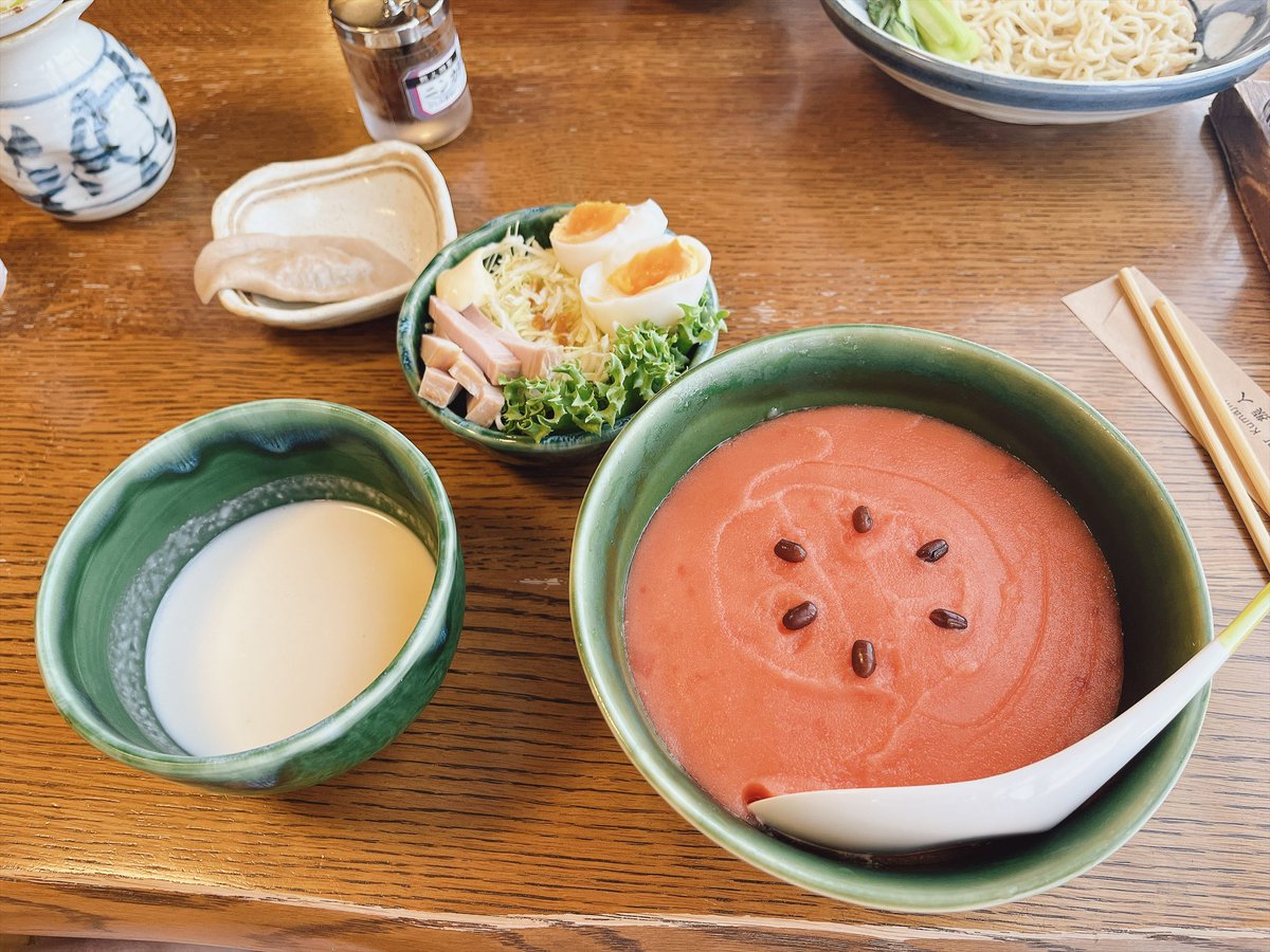 fatboy_ys's tweet photo. 夏といえば熊人さんのすいかラーメンっしょ！ https://t.co/CKWvtJaNf0