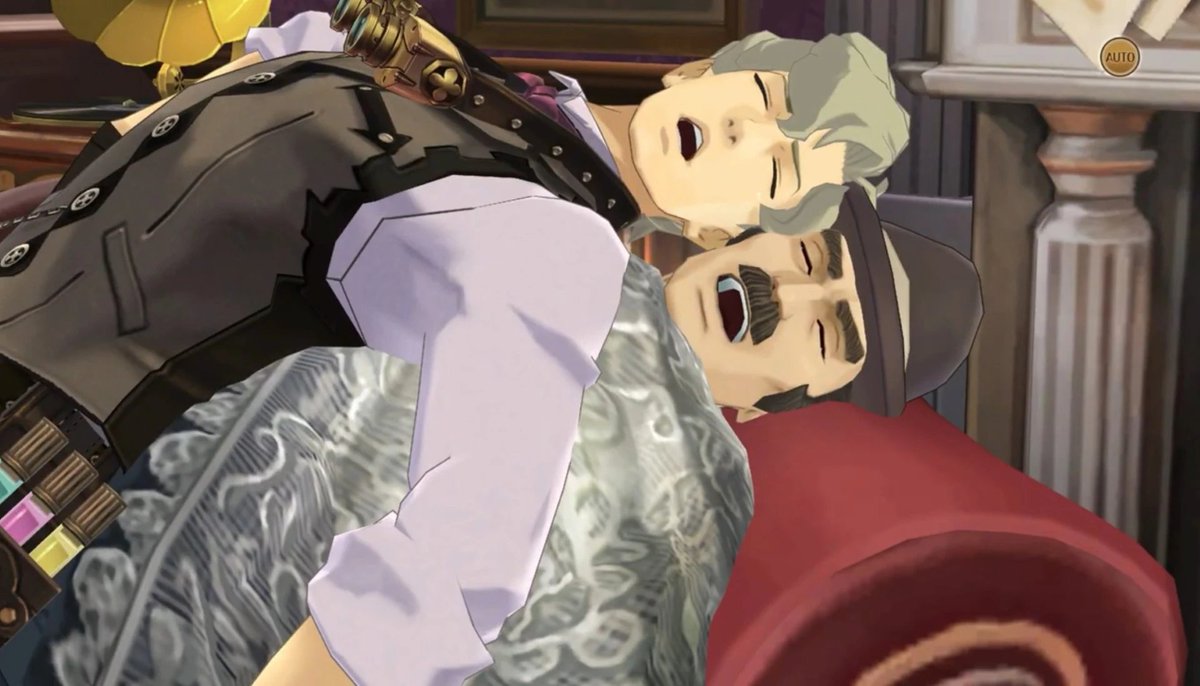 nikukurin's tweet photo. Capcom: ok. We only have less than 20 minutes of screentime for mikotoba and sholmes. So we have to showcase their relationship as much as we can.

Capcom: https://t.co/p7lOgwSoMt