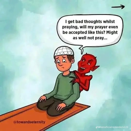 7signxx's tweet photo. How to Avoid the Whispers of Shaytaan during salah...

THREAD https://t.co/nG5m8IPtMf