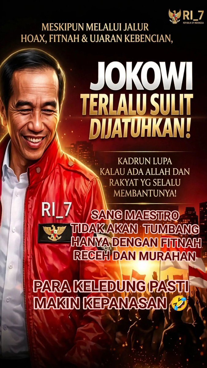 KiEdySularno's tweet photo. RI_7 https://t.co/kHHFp1FePn