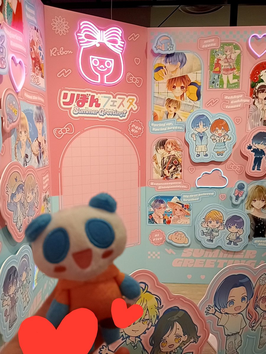 same_manga's tweet photo. りぼフェス行ってきました！
めっちゃ人多かった
とっても可愛くて楽しかったです
  #りぼんフェスタ2026  #りぼフェス https://t.co/pAvmVUaQTN