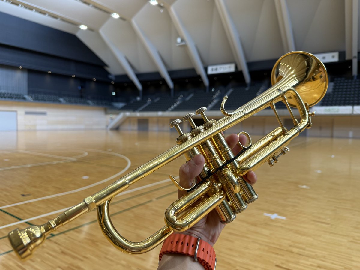 trumpeter_tn's tweet photo. 本日はマーチング指導🎺 https://t.co/KF71iO7CA5