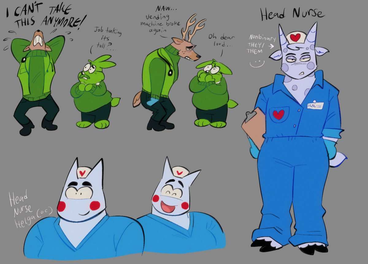clownhareollie's tweet photo. Animal brapspital paramedic , head nurse, psychologist, and my beloved oc Helga... Who is also a head nurse but peculiar and odd..

#animalhospital #animalhospitalroblox https://t.co/GQCupxn3XC