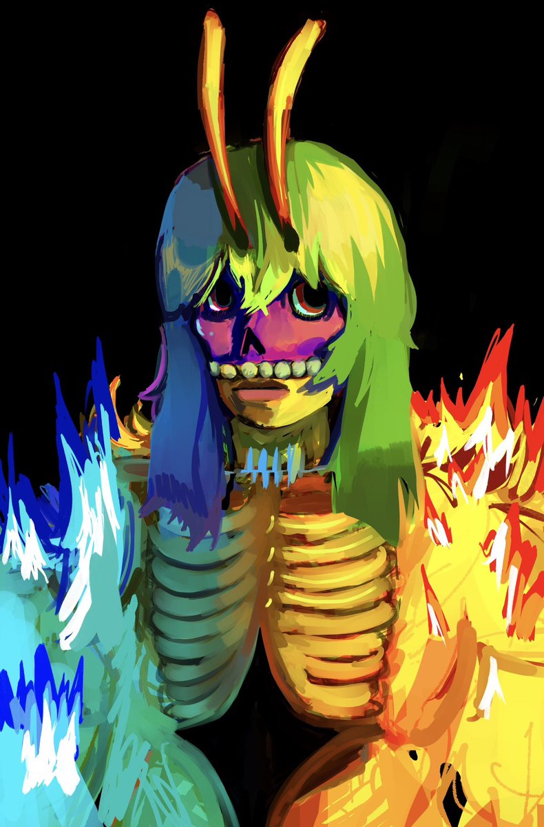 clumsypaper's tweet photo. i’m actually getting obsessed with 
Grasp (GreenPinkSkull) and Rupture’s (PurpleOneEye)AU and got more character names
(yes it’s edgy) ((i will attempt to draw characters))

#oc #ocs #art #artidea #writing #story #artist #dtiys #digitalart #fyp https://t.co/WADRHDqvd9
