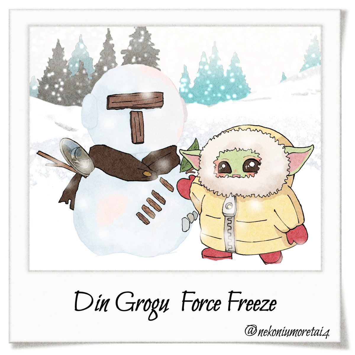 nekoniumoretai4's tweet photo. ｢ ダ ダ ！☃️ ｣

Force Freeze グーちゃん🤎💚 https://t.co/a6Grq8bES5
