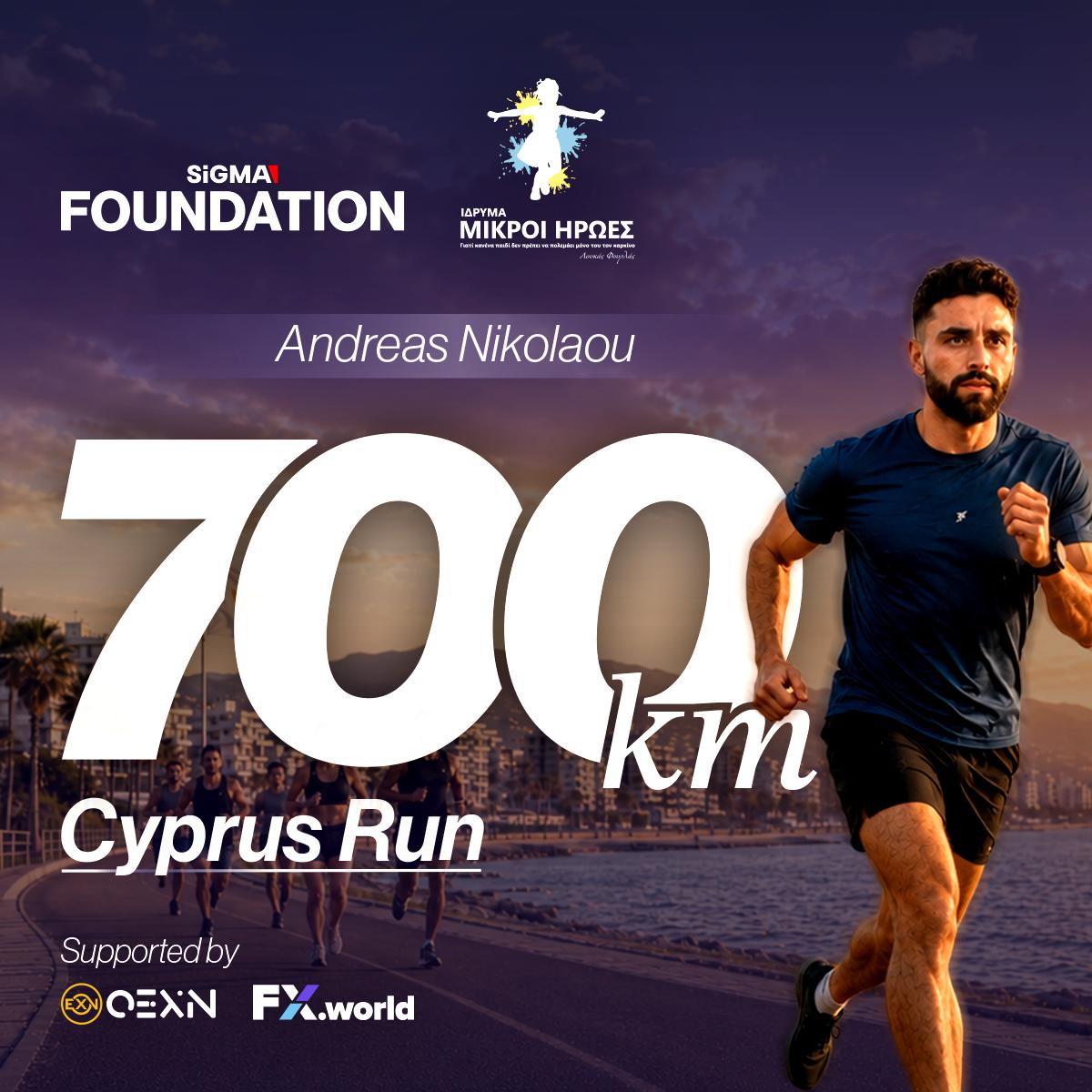 OEXN_Markets's tweet photo. 700 km. One purpose.🏃🌍
OEXN is proud to sponsor the SiGMA Foundation Charity Run,
supporting Andreas on his 700 km journey around Cyprus to raise awareness for charitable causes.
Every step matters.
#OEXN #SiGMAFoundation #CSR #CharityRun #OpenArms https://t.co/FvhoJyRW61