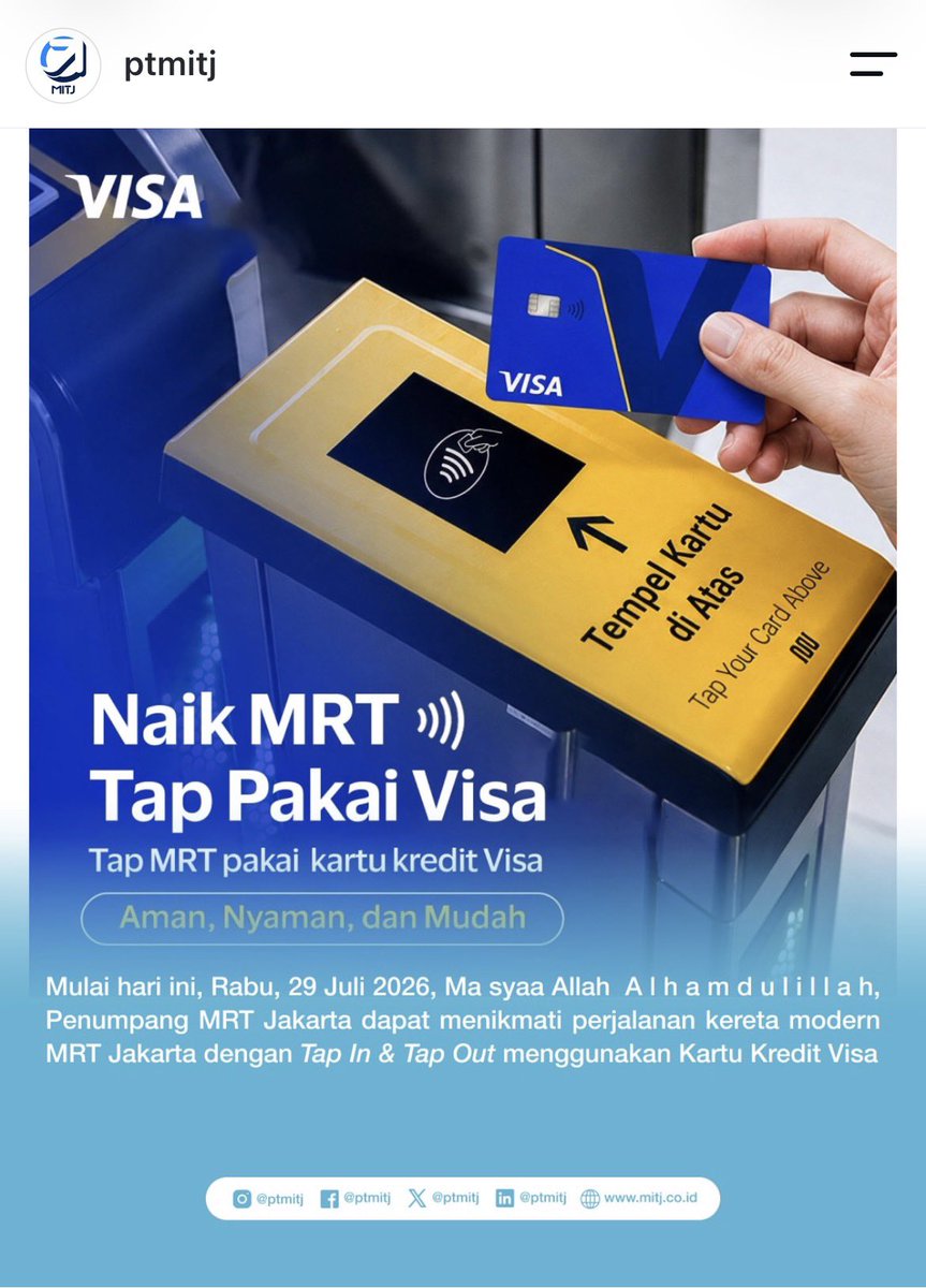 Transport for Jakarta - FDTJ tweet media