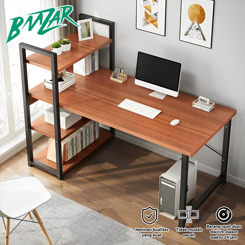 ikhya_ulumudin's tweet photo. BMZAR Meja Belajar Serbaguna Meja Kantor Minimalis Meja Kerja Dengan Rak Buku Meja Komputer Meja Tulis Kokoh  (H Table) dengan harga Rp219.241. Dapatkan di Shopee sekarang! https://t.co/jD2pbnFMe9 https://t.co/WAjnuQdlPn