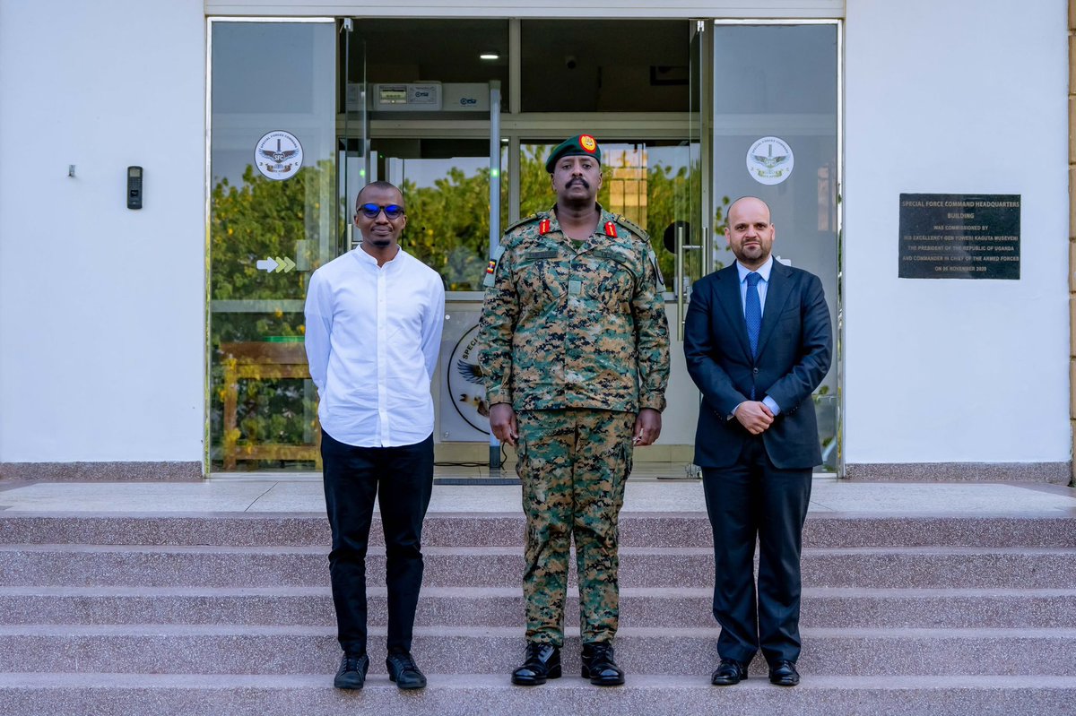 Plumedia1's tweet photo. EU Deputy Ambassador Commends Uganda’s Socioeconomic Progress During Farewell Meeting with Gen Muhoozi @mkainerugaba https://t.co/e0M8pbw2AZ https://t.co/1BQL4oR2WR