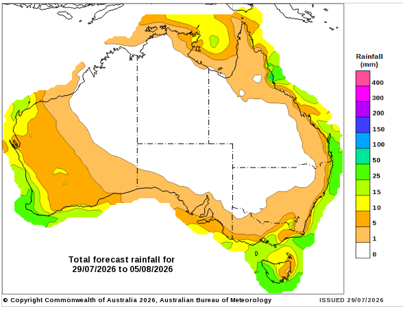 MeredithGuthr15's tweet photo. Latest @DPIRDbroadacre soil water map and Bureau soil water map for 28 July. Getting dry out there, next cold front is forecast for Tuesday 4 August, with rain pushing into the Great Southern. Thanks to @Windycom and @BOM_au. 🤞#climate https://t.co/iQUHcmaVUA