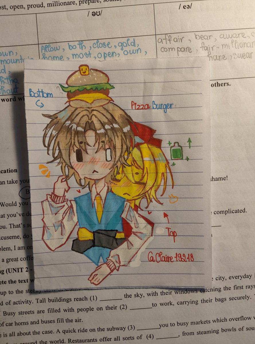 Claire19218's tweet photo. 🍕: I'm tired... Can I hug u?
🍔 : ... Sure 
:333 
#Pizzaburger #forsaken #Elliot #007n7 https://t.co/fDsj4ZNCCB