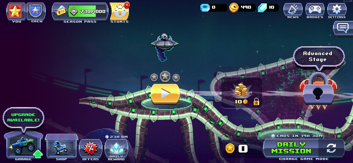 DrixxerOnYT's tweet photo. @DodreamsGames Genuinely just went on twitter to say something, what the actual fuck is this daily level??? Who made this? Has it even been playtested. Absolute garbage Holy shit, WAY too hard and its the first stage https://t.co/s67Sb6CD8S